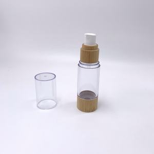 ขวดปั๊มสุญญากาศขนาด 15 มล. 30 มล. 50 มล. ขวดพลาสติกสำหรับโลชั่น รองพื้น บรรจุภัณฑ์เครื่องสำอาง หัวปั๊มเคลือบสีเงิน สีทอง - Product Image 5