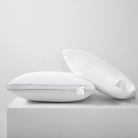 Oreillers de lit standard de grande qualité pour hôtels de luxe Lot de 2 oreillers d'hôtel en duvet ferme de remplacement pour le sommeil