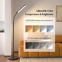 Pour Amazon Bestseller Source de lampadaire de chambre minimaliste américaine pour l'éclairage de chambre à coucher de canapé