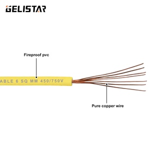 <span class=keywords><strong>YUO</strong></span> LAM Cable eléctrico de 7 núcleos 6mm2 Cable de cobre Cable de construcción de casas Cables eléctricos de cobre sólido - Product Image 3