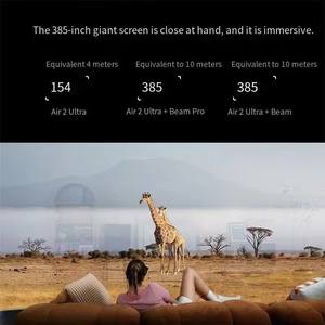 Gafas de Realidad Aumentada Inteligentes XREAL Air 2 Ultra, 6 DoF, 52 Fov, 4K 3D <span class=keywords><strong>HD</strong></span>, Pantalla Gigante Espacial de 385'', Cine Privado Portátil, Vista de 1080p, NUEVO - Product Image 5