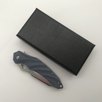 Couteau pliant portable à lame en acier pour le camping en plein air, la survie en plein air et la chasse