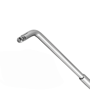 Clé à douille télescopique en L pour pneus, entraînement 1/2 po, 12,5 mm, en acier Cr-V trempé, clé à douille à économie d'effort pour réparation automobile - Product Image 4