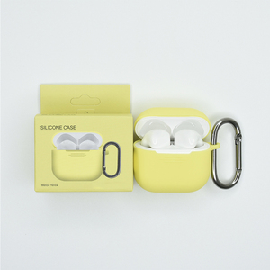 Étui pour écouteurs en silicone liquide souple anti-chute, couleur unie, protection pour étui en silicone Airpods 4 - Product Image 4