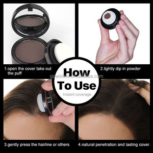 Polvo para Sombreado de Línea Capilar 4g, Cubre Raíces, Aspecto Natural, Texturizante, Resistente al Sudor, Logotipo Personalizado, Cosméticos OEM ODM - Product Image 5