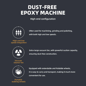 Pulidora de <span class=keywords><strong>Pisos</strong></span> Semiautomática Eficiente de 3.7KW, 220V, con Colector de Polvo, Profesional para <span class=keywords><strong>Pisos</strong></span> de Epoxi y Mármol - Product Image 6