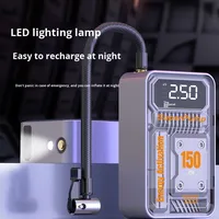 Compresseur d'air portable pour voiture Astree, 150 PSI, affichage numérique, pompe à gonflage de pneus, 12 V, sans fil, gonfleur d'urgence pour voiture et vélo, OEM