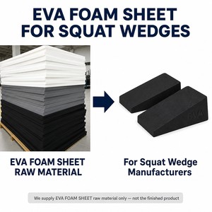 Feuille de mousse EVA en matière première pour fabricants de cale de fitness, matériau de support de charge 20-80 Shore C - Product Image 1