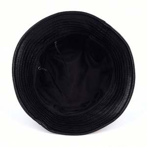 Sombrero unisex de piel sintética, sombrero para la lluvia, sombrero a prueba de viento, gorra de invierno acogedora con ala ancha, talla única, gorra de pescador para mujer - Product Image 4