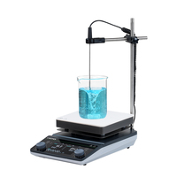 Agitador Digital con Placa Calefactora LACHOI LCS-MSA-HD II de 950W con RS232 y Programa de 6 Etapas para Laboratorios de I+D Farmacéutica