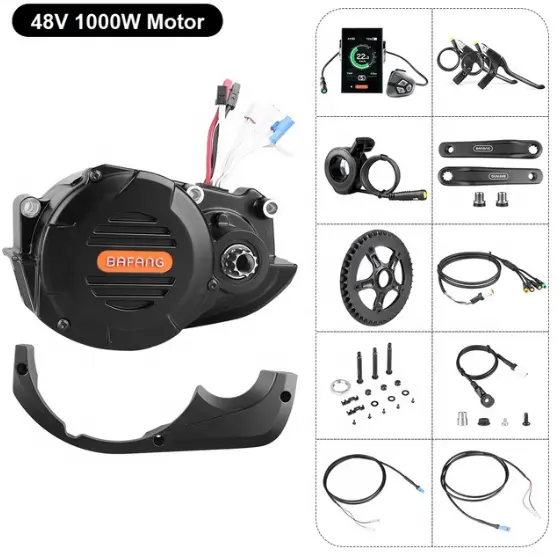 Bafang G510 1000W Mid Drive Ebike Motor M620 Elektrische Mountainbike Conversion Kit Ebike Kit