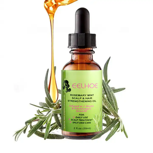 59ml romarin menthe cuir chevelu huile de renforcement des cheveux Logo personnalisé huile essentielle de cheveux huile de romarin croissance des cheveux - Product Image 6