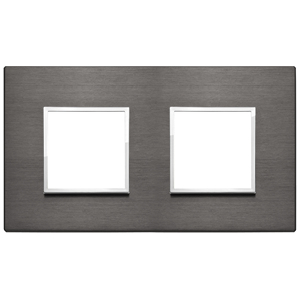 4M 2+2 Wall <b>Switch</b> Plate Lava Grey 16.8x9.7cm - Product Image 1