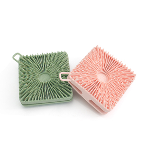 Double Sided Silicone Tẩy Tế Bào Chết Tẩy Tế Bào Chết Trở Lại Da Massager Tắm Cơ Thể Scrubber - Product Image 6