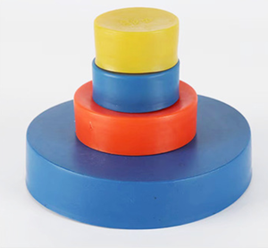 Blue <b>Plastic</b> Protective End Cap Dustproof Pipe Cover for Steel Tube Natural Gas Pipe External Buckle Design, Made in China - Product Image 4