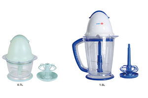 Picadora Eléctrica de Alimentos, Máquina para Moler Carne, Mezcladora de Verduras y Frutas, Procesador de Alimentos con Recipiente de Plástico de 1.5L y Cuchillas de Cobre Puro - Product Image 4