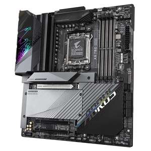 Placa Base GIGA <span class=keywords><strong>AORUS</strong></span> X670E Master X <span class=keywords><strong>AM5</strong></span> LGA 1718 AMD X670E EATX DDR5 Quad M.2 PCIe 5.0 Original Nueva - Product Image 2