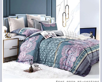 Parures de lit imprimées en microfibre douce de polyester personnalisées, ensembles de housses de couette imprimées à prix abordable