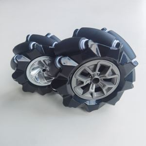 <span class=keywords><strong>Mecanum</strong></span>-Rad 60 mm 80 mm 97 mm Omni-Rad mit 6 mm Sechskant-Metallkupplung Motorverbinder Reifen für AGV Smart Roboter - Product Image 4
