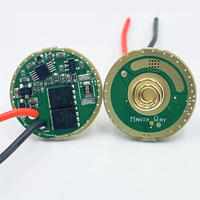 Carte de commande pour lampe torche 22mm 8A, mode courant constant, mémoire, pilote LED 3V pour batterie Li-ion unique T40 P50, 5 modes