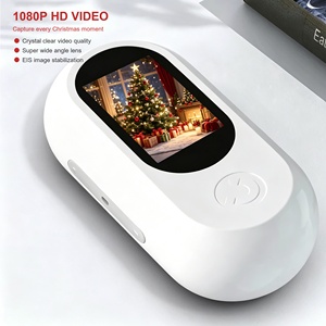 Mini Telecamera Indossabile HD 1080P con Schermo LCD Posteriore <span class=keywords><strong>per</strong></span> Anteprima, Magnetica e Senza Mani <span class=keywords><strong>per</strong></span> Vlog - Product Image 5