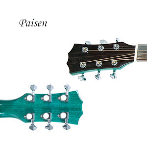 <span class=keywords><strong>Guitare</strong></span> acoustique 41 pouces, <span class=keywords><strong>guitare</strong></span> en bois, <span class=keywords><strong>guitare</strong></span> en épicéa, couleur vert transparent, instruments de musique en vente - Product Image 4