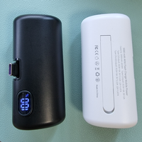 Mini Power Bank 50000 mAh, nouvelle tendance, 2 en 1, 20W, module de charge rapide PD, chargeurs portables 5000 mAh avec support intelligent pour smartphones