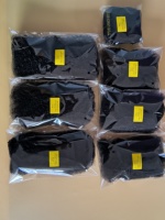 Extensions de Cheveux Humains Afro Crépus Remy Vierge en Vrac 30g/Paquet, pour Tresses, Dreadlocks, Réparation de Locs et Vanilles, Extensions de Dreadlocks Noires