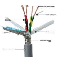Orange TRVV 300/500V Yüksek Esneklikli Enerji Zinciri Kablosu 4 Çekirdekli Çapraz Kesitli 03/05/075 mm Bükülmeye Dayanıklı Servo Motor Robot