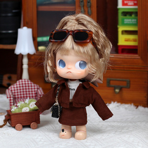 Ropa para muñecas Gaga Girl, conjunto corto de estilo modelo de moda de 20cm para muñecas de 15-30cm, ropa juvenil para niñas - Product Image 4