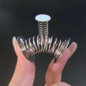 批发亚克力金属配件弹簧底座双面胶摇摆音乐Diy玩具装饰配件摆件 - Product Image 2