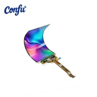 Layar AMOLED Fleksibel CONFU 6,67 Inci 2400*1080, Layar 3D Tanpa Kacamata, Resolusi Tinggi, Laju Penyegaran Tinggi, 2K MIPI AD Board