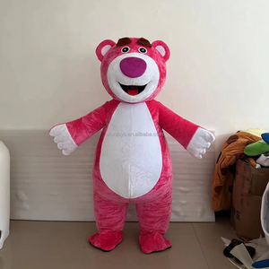 Efun MOQ 1 PCプロフェッショナルカスタムインフレータブルストロベリーベアマスコットコスチュームぬいぐるみウォーキング漫画コスプレコスチューム大人用 - Product Image 3
