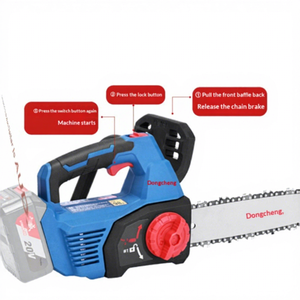 Dongcheng huishoudelijke oplaadbare lithium handkettingzaag multifunctionele zaag voor efficiënt houtkap - Product Image 5