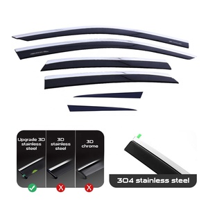 TXR Sun Car Visors Vent Window Deflector Rain <span class=keywords><strong>Protector</strong></span> Guard Parts para LINCOLN CORSAIR para LINCOLN MKC - Product Image 6