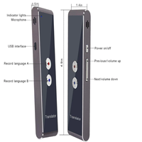 Portable Multi Langue En Temps Réel Instantané 41 Langues Dispositif De Traduction Smart Voice T8 Traducteur