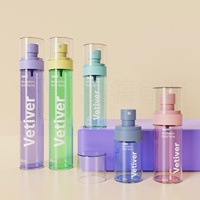 Bouteille de spray cosmétique en plastique PET personnalisée OEM ODM, bouteille de spray hydratant, bouteille de spray à fine brume, 50 ml, 100 ml, 150 ml, 180 ml