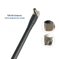 Antenne externe sans fil 4G LTE en caoutchouc, routeur sans fil, carte Ethernet avec antenne TS9 pour modem haut débit, noir et blanc