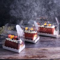 Boîte d'emballage pour gâteau roulé 13*8*10CM