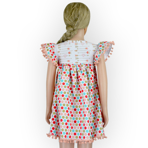 Vestido de Verano para Bebé Niña con Estampado Digital Personalizado y Mangas con Volantes, Falda para Bebé de 12 Meses - Product Image 6