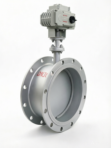 Válvula de Mariposa Neumática para Tratamiento de Gases de Escape, Agua y Gas, con Doble Brida DN600, ODM OEM - Product Image 3