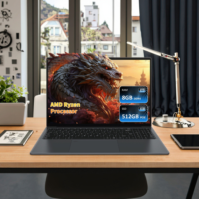 Cheap Gaming Laptop AMD Ryzen 7 7840HS Octa Core 32GB RAM 2TB SSD Anti-Glare Screen for Designers