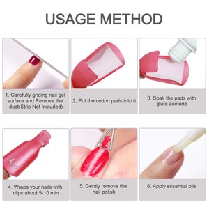 คลิปหนีบเล็บสำหรับล้างเจลยูวี 10 ชิ้น สำหรับมืออาชีพ ใช้ในร้านทำเล็บ - Product Image 5