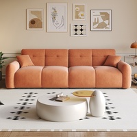 Nouveau canapé en tissu décontracté économique pour petit appartement pour salon B & B ou maison de location pour célébrité Internet