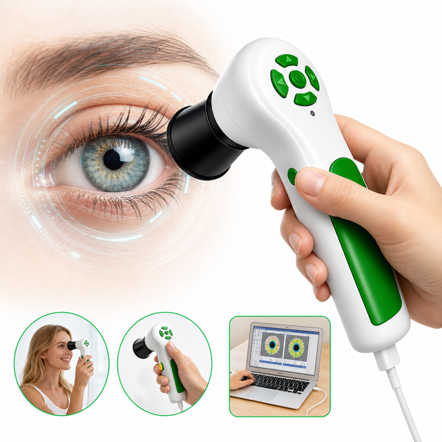 Multi-language Digital Iridology Camera & Analyzer Device with Iris Diagnosis Analysis Reports Customer Management System Spanis