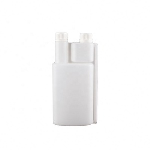 250ml 500ml 1000ml Dosing Measuring Plastic Double Two Dual Chamber Twin Neck <b>Bottle</b> - Product Image 6
