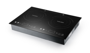 Table de cuisson à induction encastrable double zone avec 2 brûleurs, surface en céramique, commande tactile, 1300W+1800W, économie d'énergie, facile à nettoyer - Product Image 4