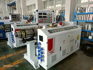 PVC Conical Twin Screw <strong>Extruder</strong> UPVC <strong>Plastic</strong> Extruding <strong>Machine</strong> - Product Image 4