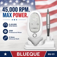 Vente en gros OEM ODM Ponceuse à ongles électrique sans fil rechargeable 45000 tr/min avec écran tactile LCD pour usage professionnel en salon