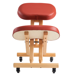 PC21 Buche Holz Tragbar Klappbar Ergonomisch Knie Bürostuhl Massage Feature Hals Wirbelsäule Schmerz linderung Knie Stütz hocker - Product Image 2